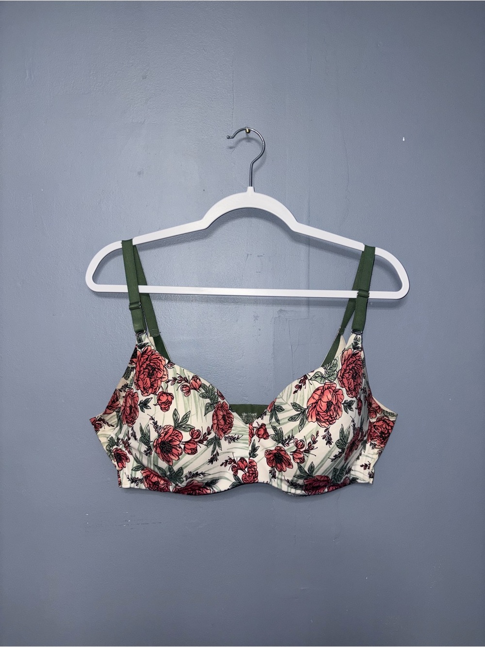 Sleekback • White Floral Bra
